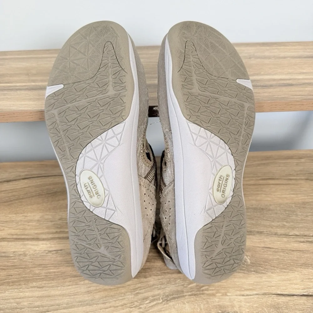 Earth Origins‎ Sid Hybrid Sneaker Sandal Beige Brown Women's Size 7.5